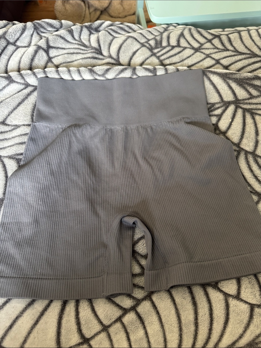 NWOT Grey Bike Shorts Large